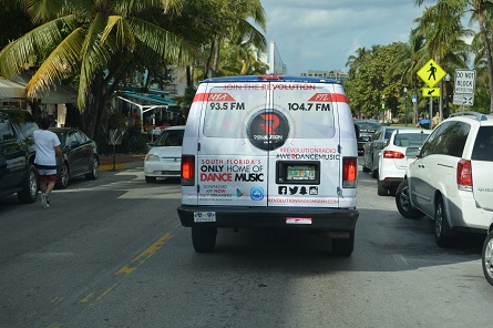 Revolution Radio back wrap on a SuperShuttle